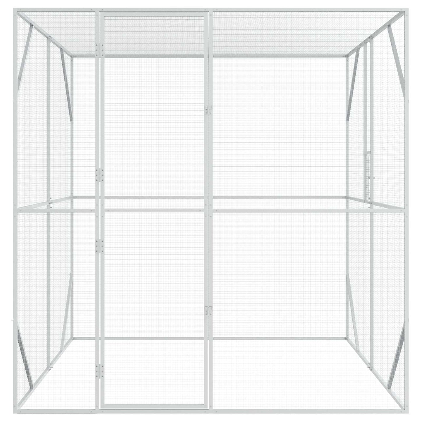 Madár kalitka Antracit 209 x 202 x 214 cm Horganyzott acél
