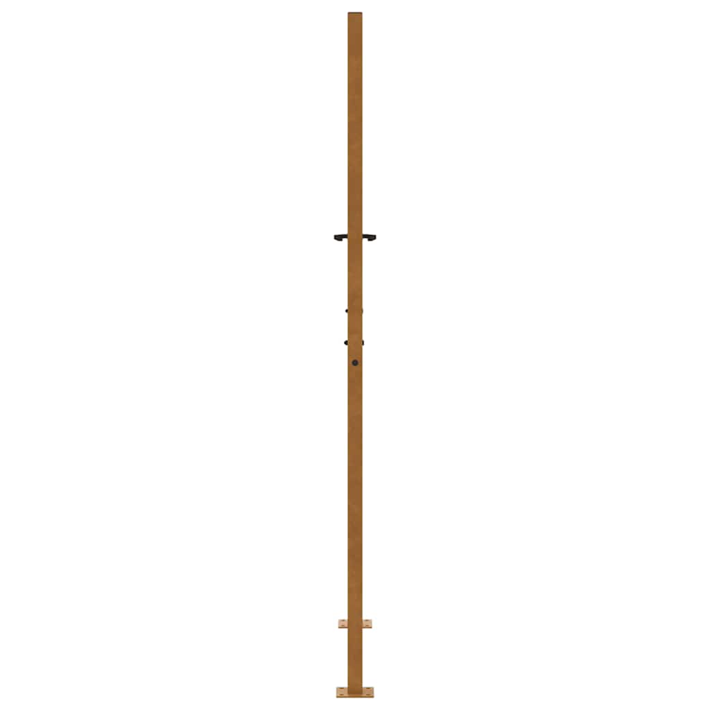 kerti kapu 100x175 cm időjárásálló acél csíkmintás