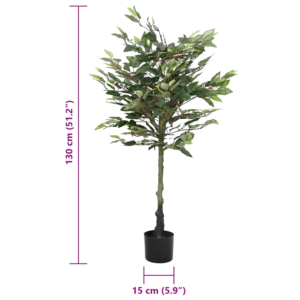 zöld mű fikusz fa 480 levéllel 130 cm