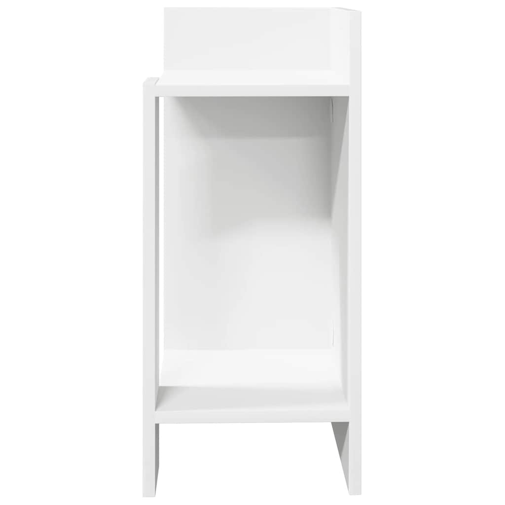 fekete kisasztal polccal 25,5 x 27 x 60 cm