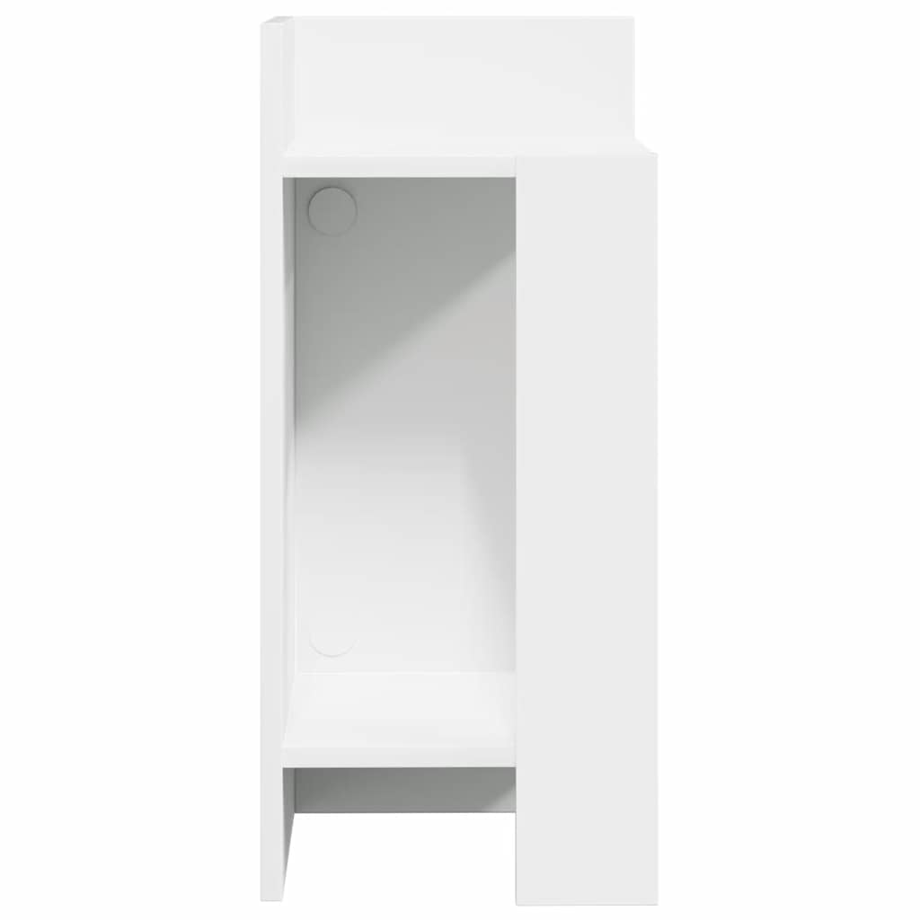 fekete kisasztal polccal 25,5 x 27 x 60 cm