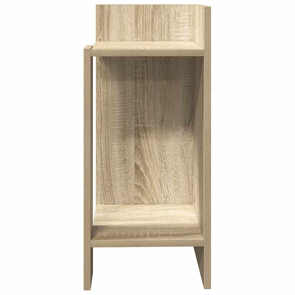 2 db sonoma tölgy kisasztal polccal 25,5 x 27 x 60 cm