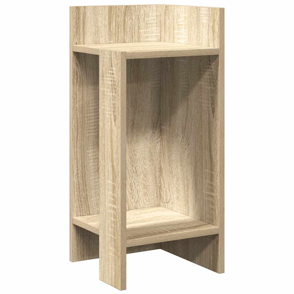 2 db sonoma tölgy kisasztal polccal 25,5 x 27 x 60 cm