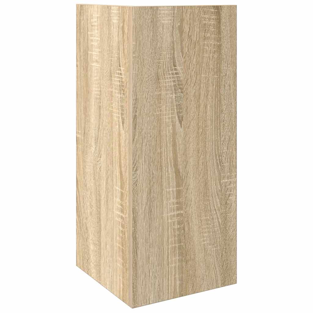 2 db sonoma tölgy kisasztal polccal 25,5 x 27 x 60 cm