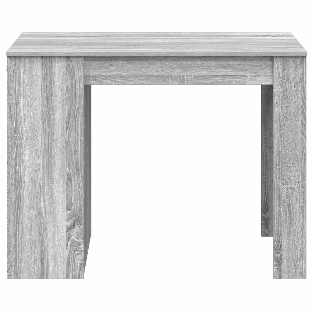 íróasztal fiókkal és polccal szürke sonoma 102x62x77,5 cm