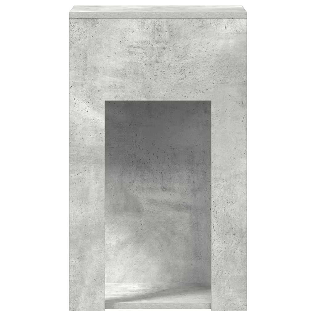 számítógépes toronyállvány fiókkal betonszürke 30x44x74cm beton