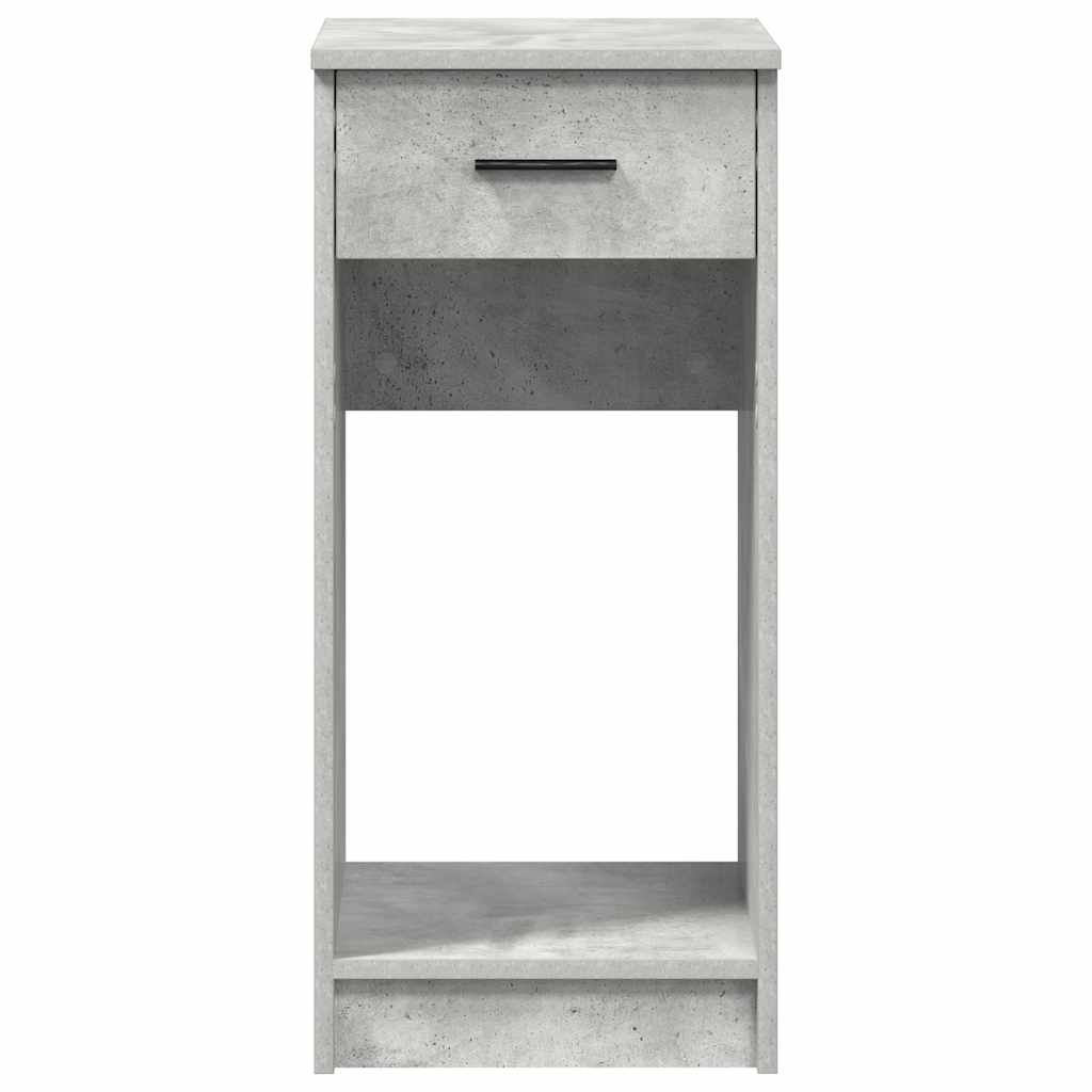 számítógépes toronyállvány fiókkal betonszürke 35x45x77 cm