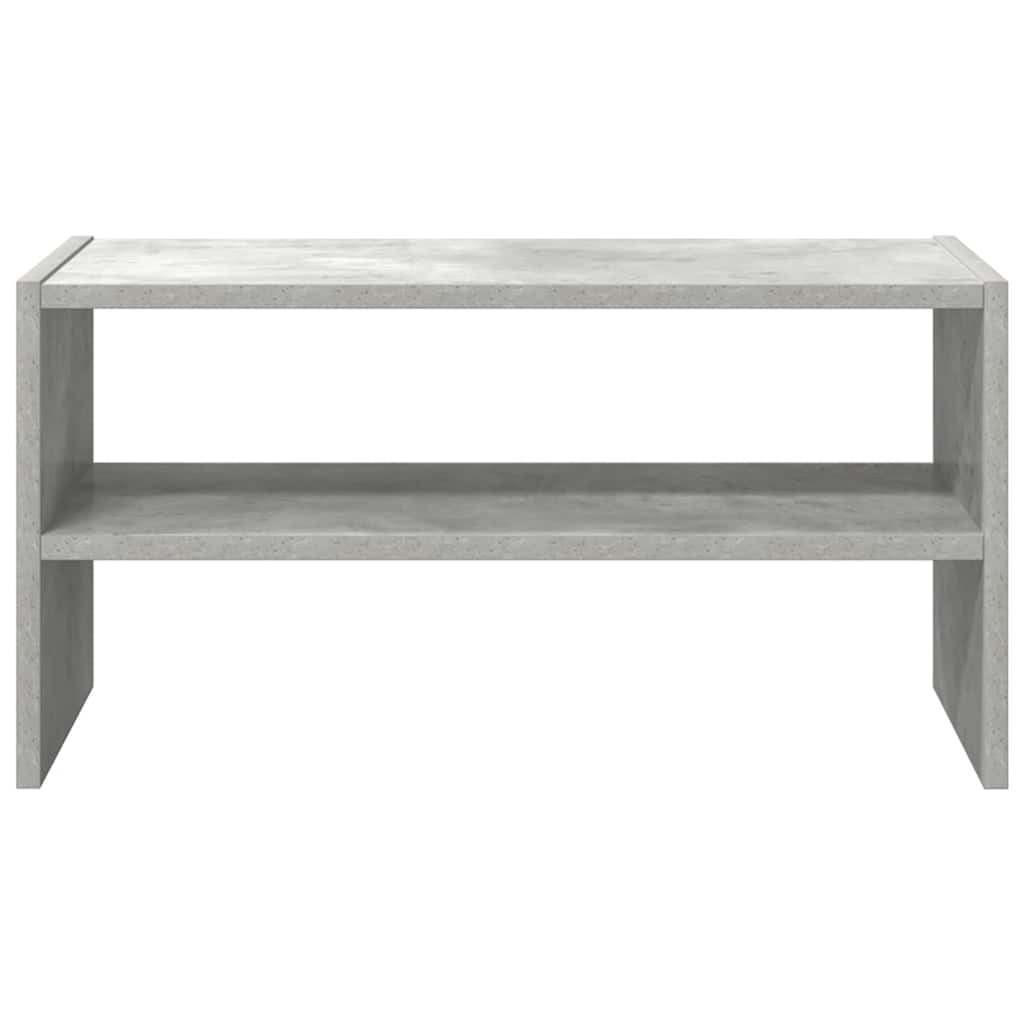 betonszürke cipőtartó állvány halmozható 60 x 30 x 30,5 cm