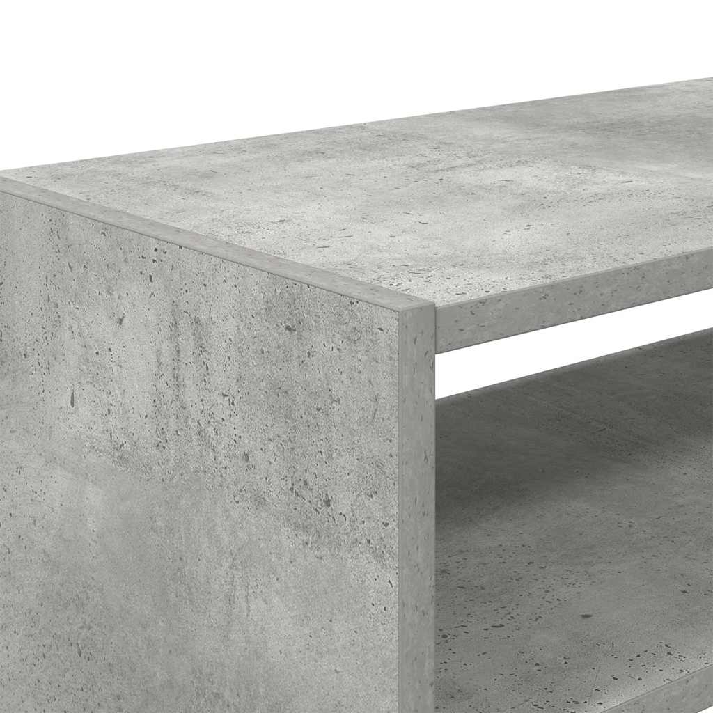 2 db betonszürke cipőtartó állvány halmozható 60 x 30 x 30,5 cm