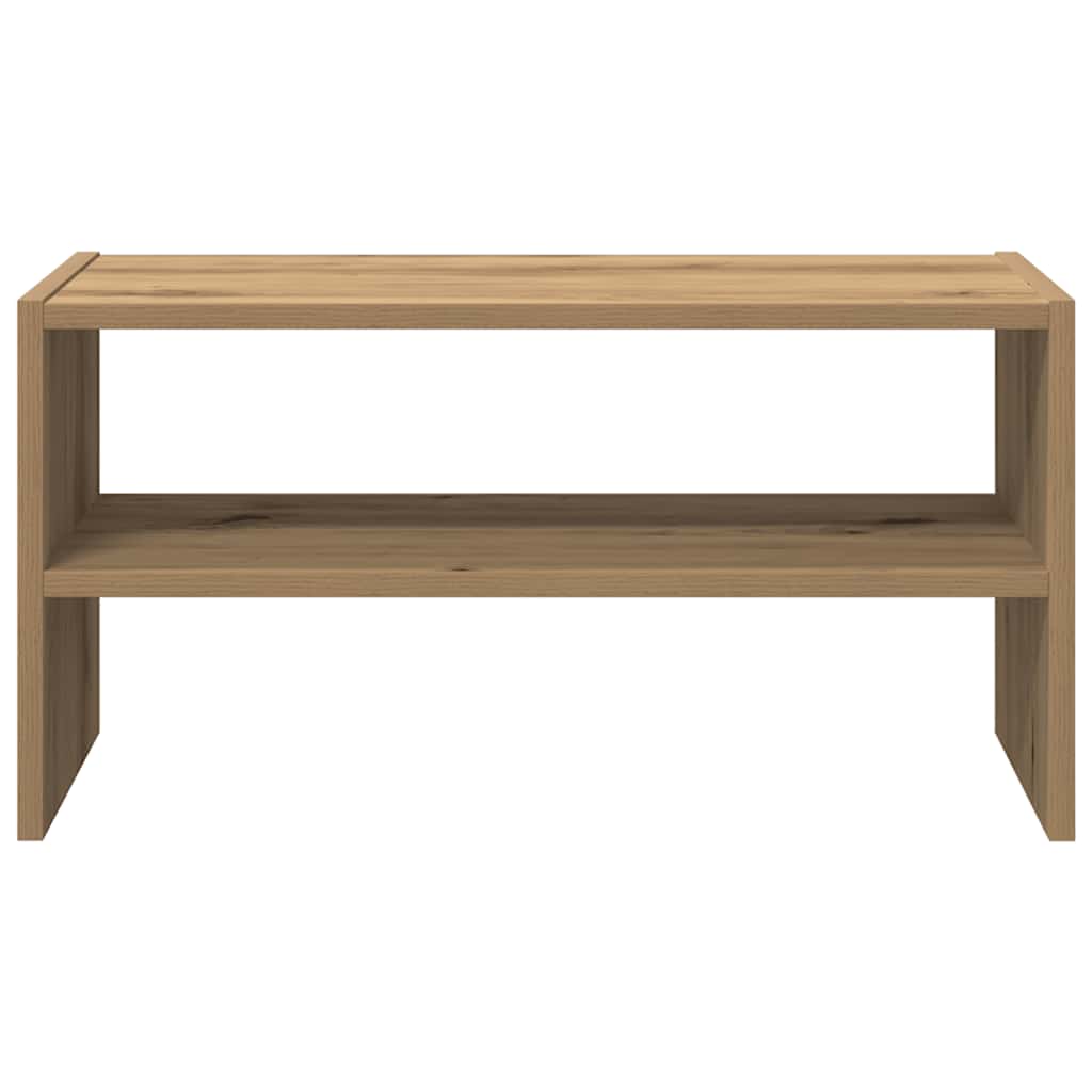 kézműves tölgy cipőtartó állvány halmozható 60 x 30 x 30,5 cm