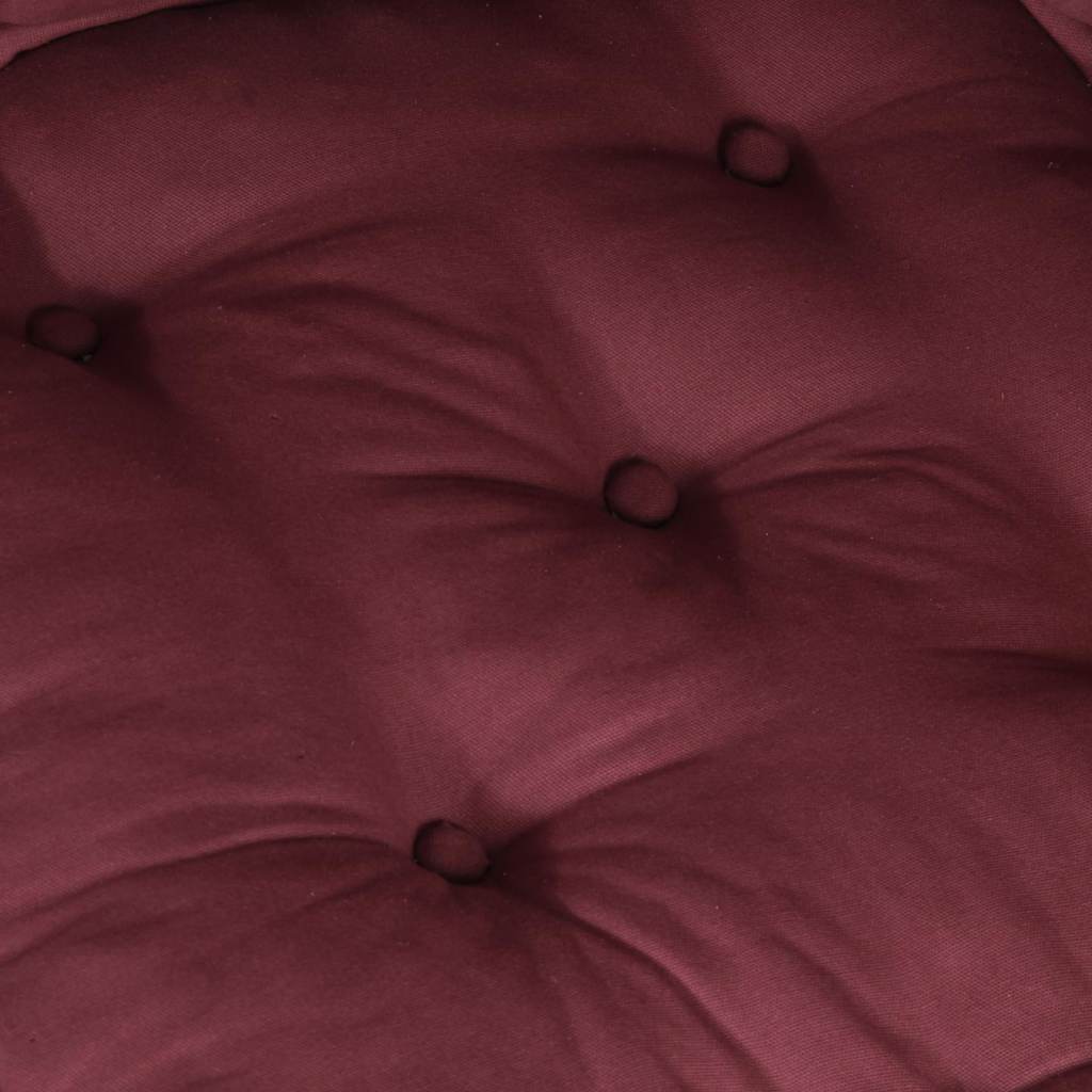 maroon szövet kétszemélyes moduláris kanapé 140x70x36