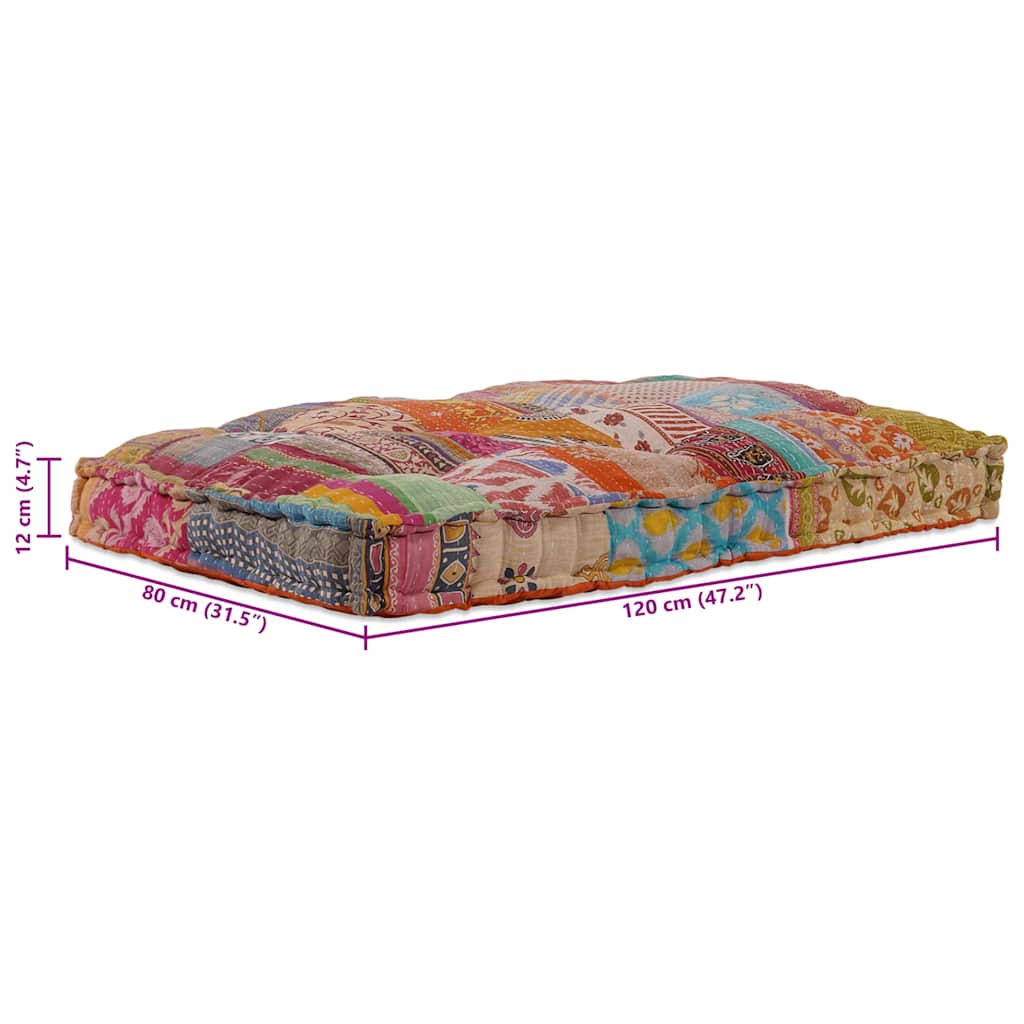 Pallet Sofa Párna Sokszínű 120 x 80 x 12 cm Szövet