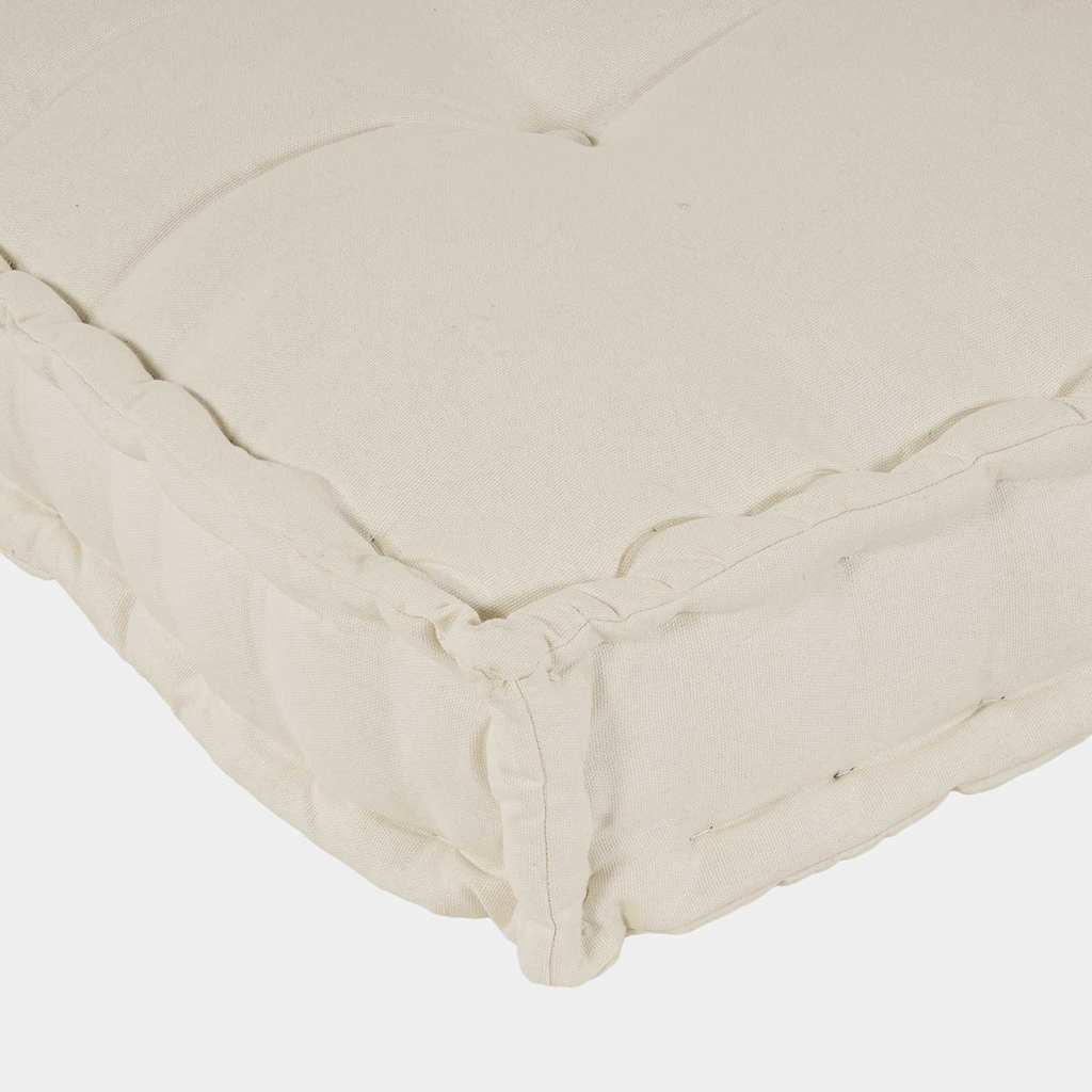 Pallet Sofa Párna 2 pcs Krémszínű 120 x 80 x 38 cm Szövet