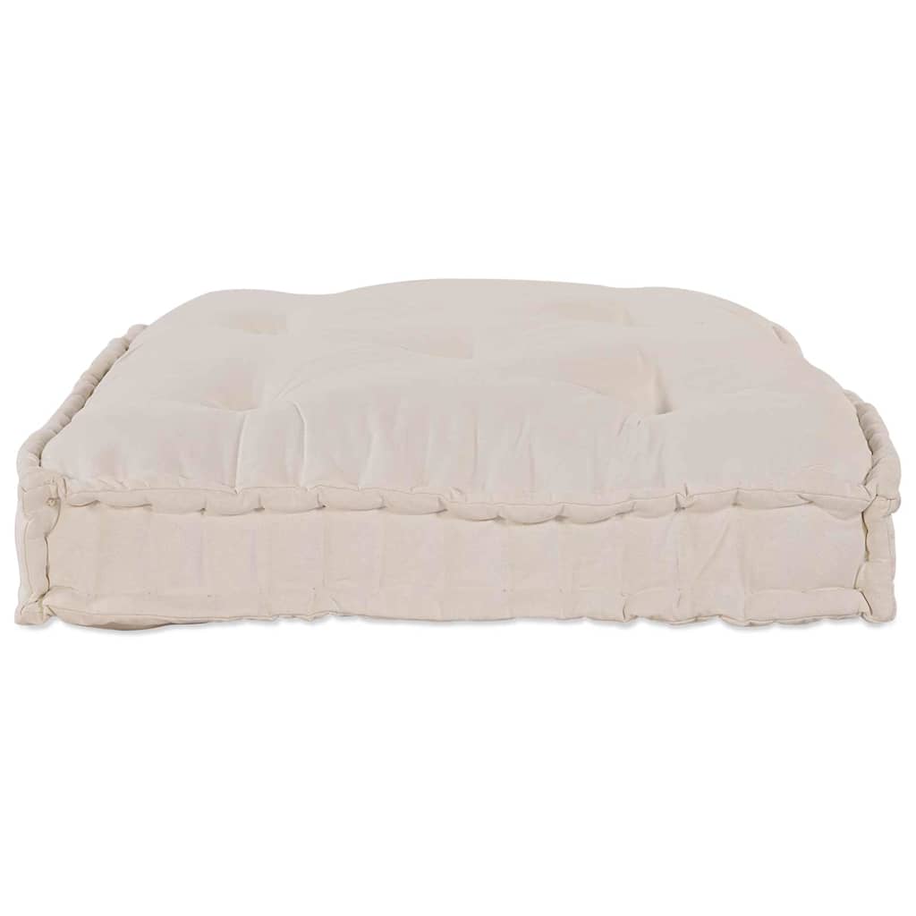 Pallet Sofa Párna Krémszínű 120 x 80 x 12 cm Szövet
