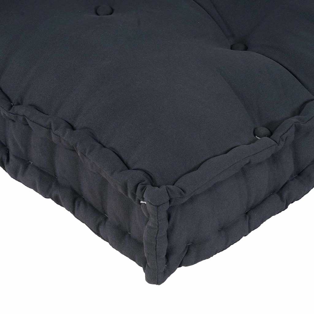 Pallet Sofa Párna 3 pcs Antracitszürke 120 x 80 x 38 cm Szövet