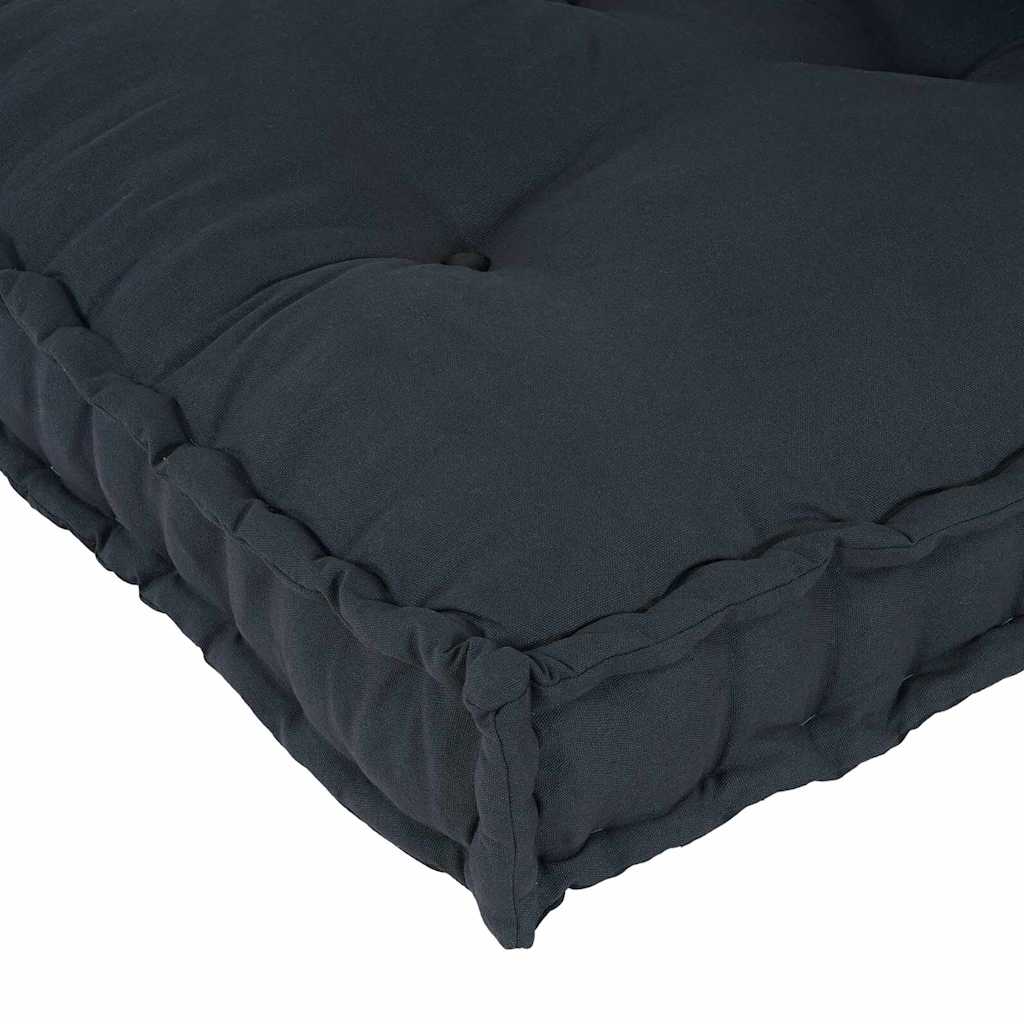 Pallet Sofa Párna 2 pcs Antracitszürke 120 x 80 x 38 cm Szövet