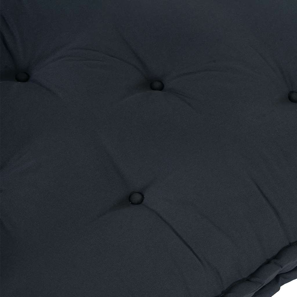 Pallet Sofa Párna Antracitszürke 120 x 80 x 12 cm Szövet