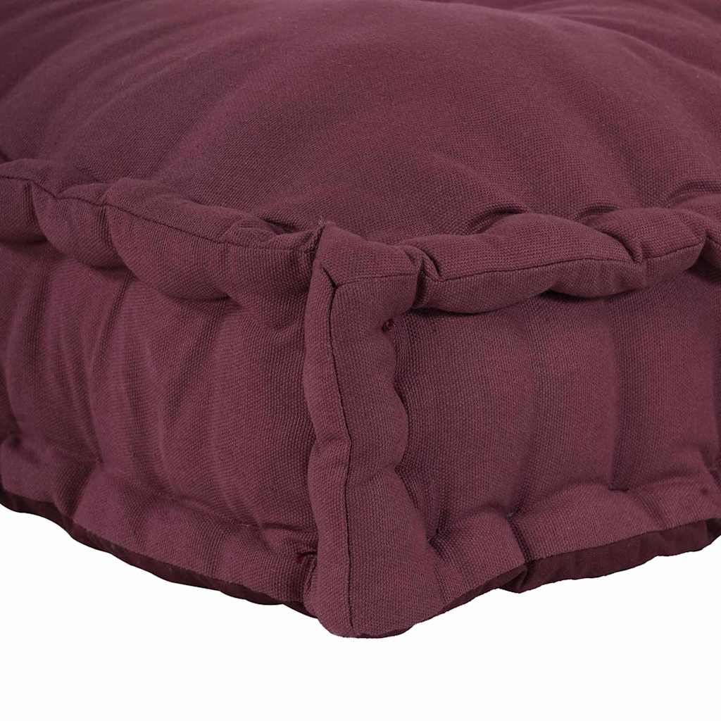 Pallet Sofa Párna Bordó 120 x 80 x 12 cm Szövet