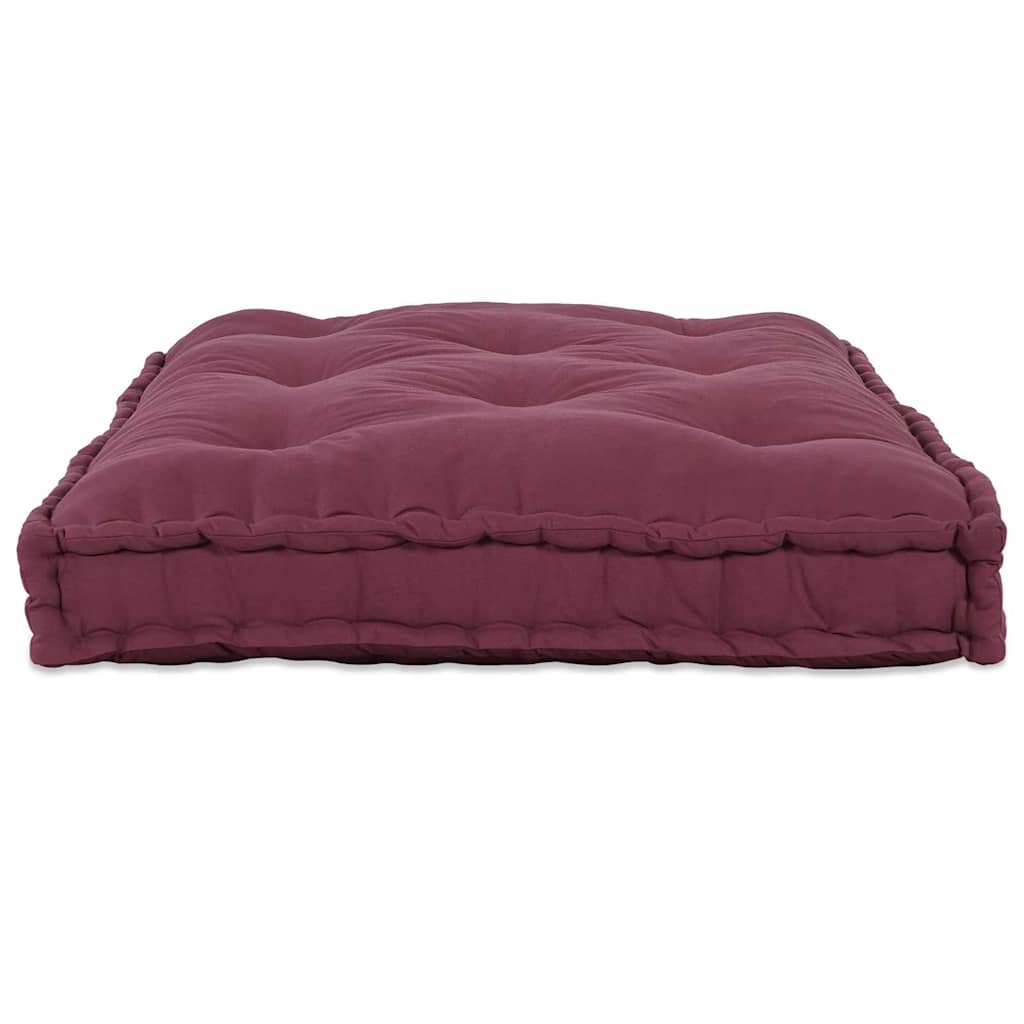 Pallet Sofa Párna Bordó 120 x 80 x 12 cm Szövet