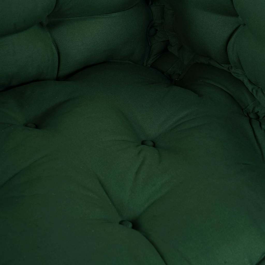 Pallet Sofa Párna 3 pcs Zöld 120 x 80 x 38 cm Szövet