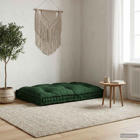 Pallet Sofa Párna Zöld 120 x 80 x 12 cm Szövet