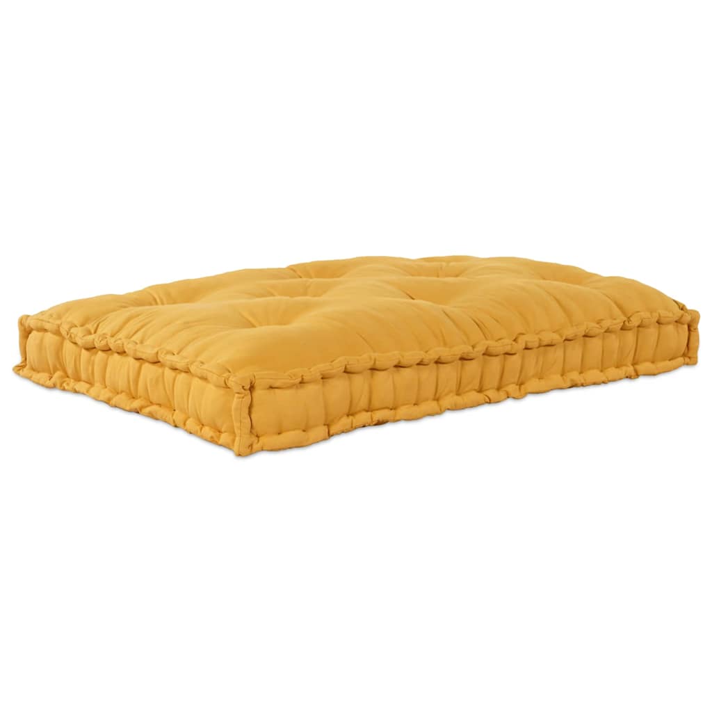 Pallet Sofa Párna Sárga 120 x 80 x 12 cm Szövet