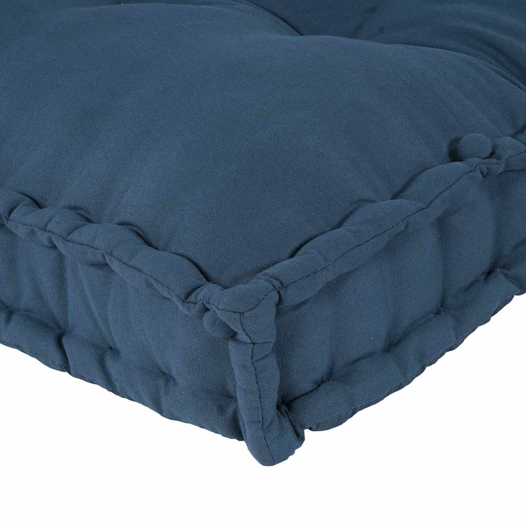Pallet Sofa Párna 3 pcs Indigó 120 x 80 x 38 cm Szövet