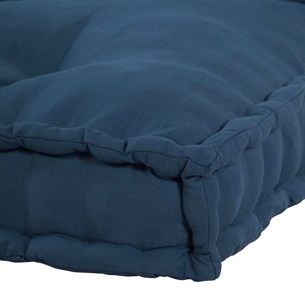 Pallet Sofa Párna 2 pcs Indigó 120 x 80 x 38 cm Szövet