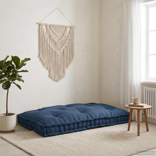 Pallet Sofa Párna Indigó 120 x 80 x 12 cm Szövet
