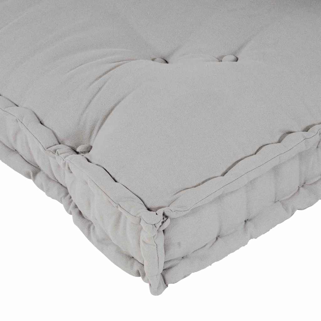 Pallet Sofa Párna 3 pcs Szürke 120 x 80 x 38 cm Szövet