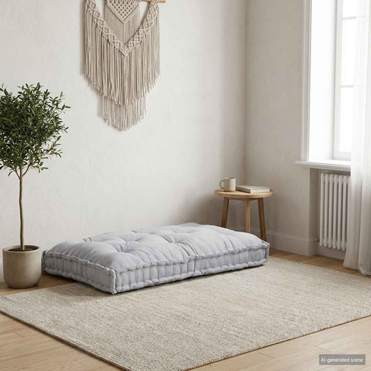 Pallet Sofa Párna Szürke 120 x 80 x 12 cm Szövet