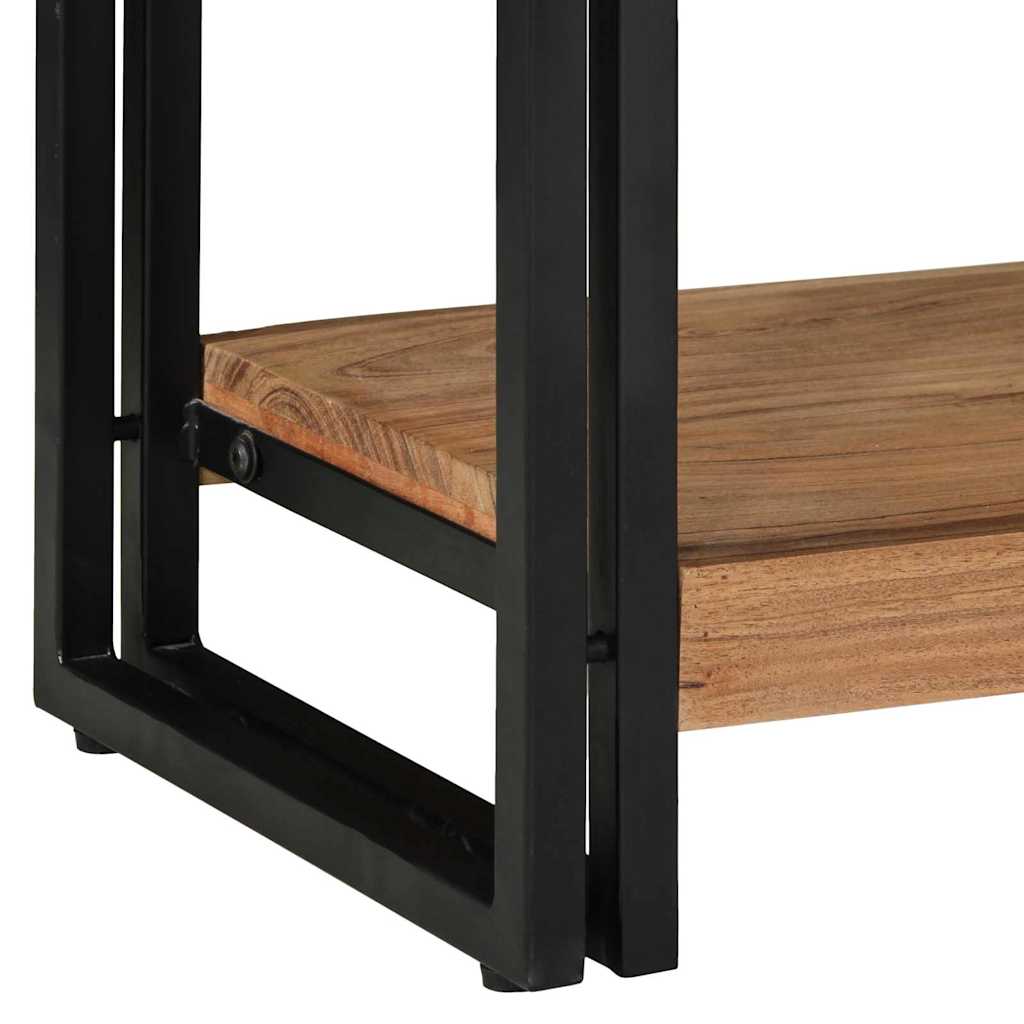 Konzolasztal fiókkal Barna 90 x 33 x 75 cm Tömör Akácfa