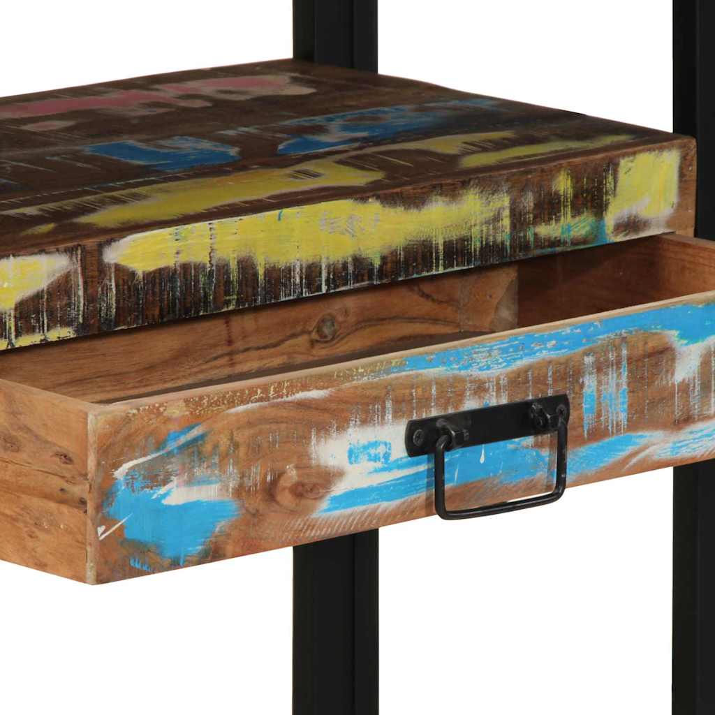 Konzolasztal 120 x 33 x 75 cm Szilárd Újrahasznosított Fa