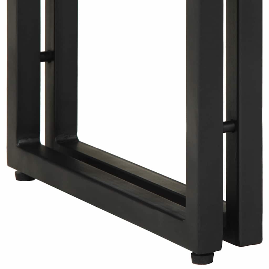 Konzolasztal fiókkal Barna 90 x 33 x 75 cm Tömör Akácfa