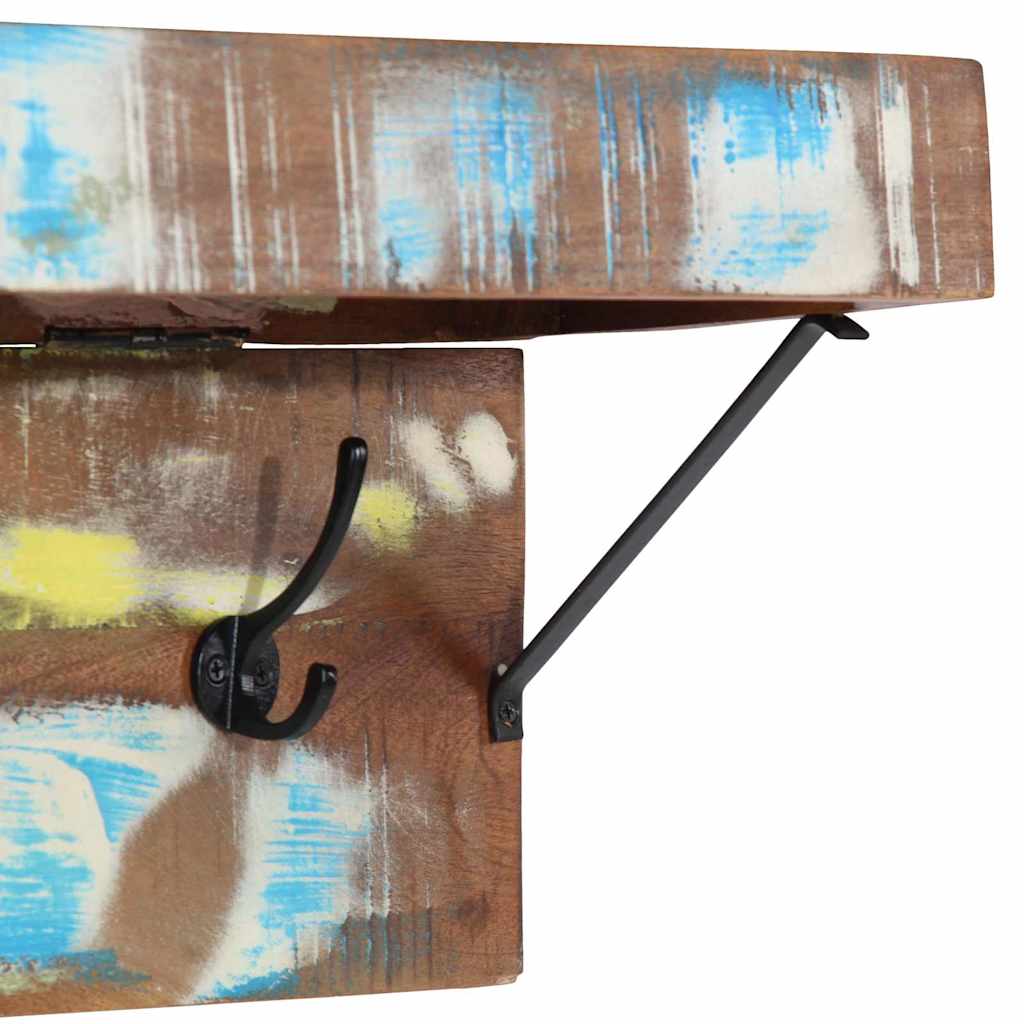 Kabáthorog Sokszínű 73 x 19 x 23 cm Tömör újrahasznosított fa