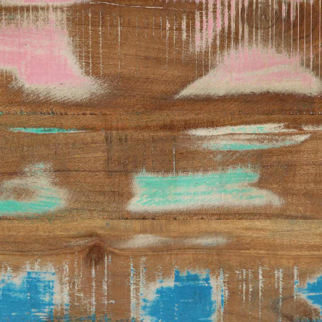 Kabáthorog Sokszínű 73 x 19 x 23 cm Tömör újrahasznosított fa