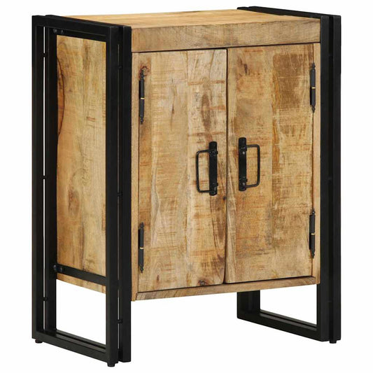 Cipőszekrény polcokkal Barna 56 x 35 x 70 cm Tömör mangófa