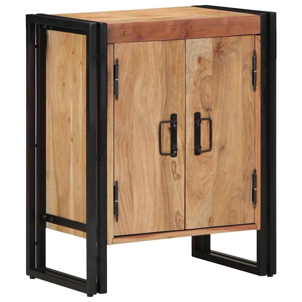 Cipőszekrény polcokkal Barna 56 x 35 x 70 cm Tömör akácfa