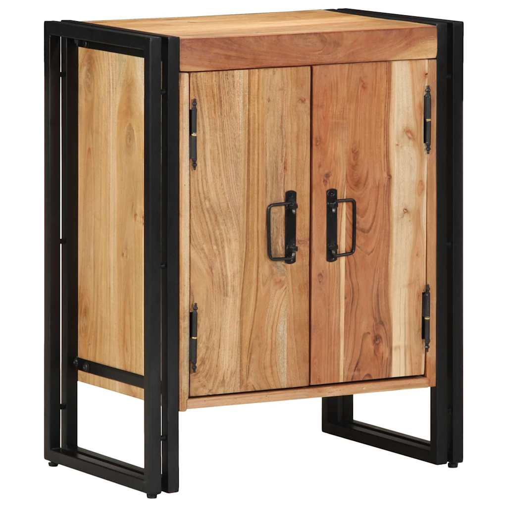 Cipőszekrény polcokkal Barna 56 x 35 x 70 cm Tömör akácfa
