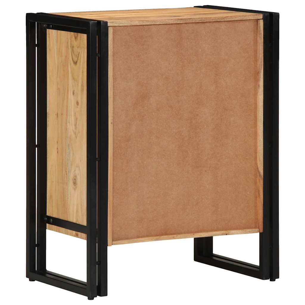 Cipőszekrény polcokkal Barna 56 x 35 x 70 cm Tömör akácfa