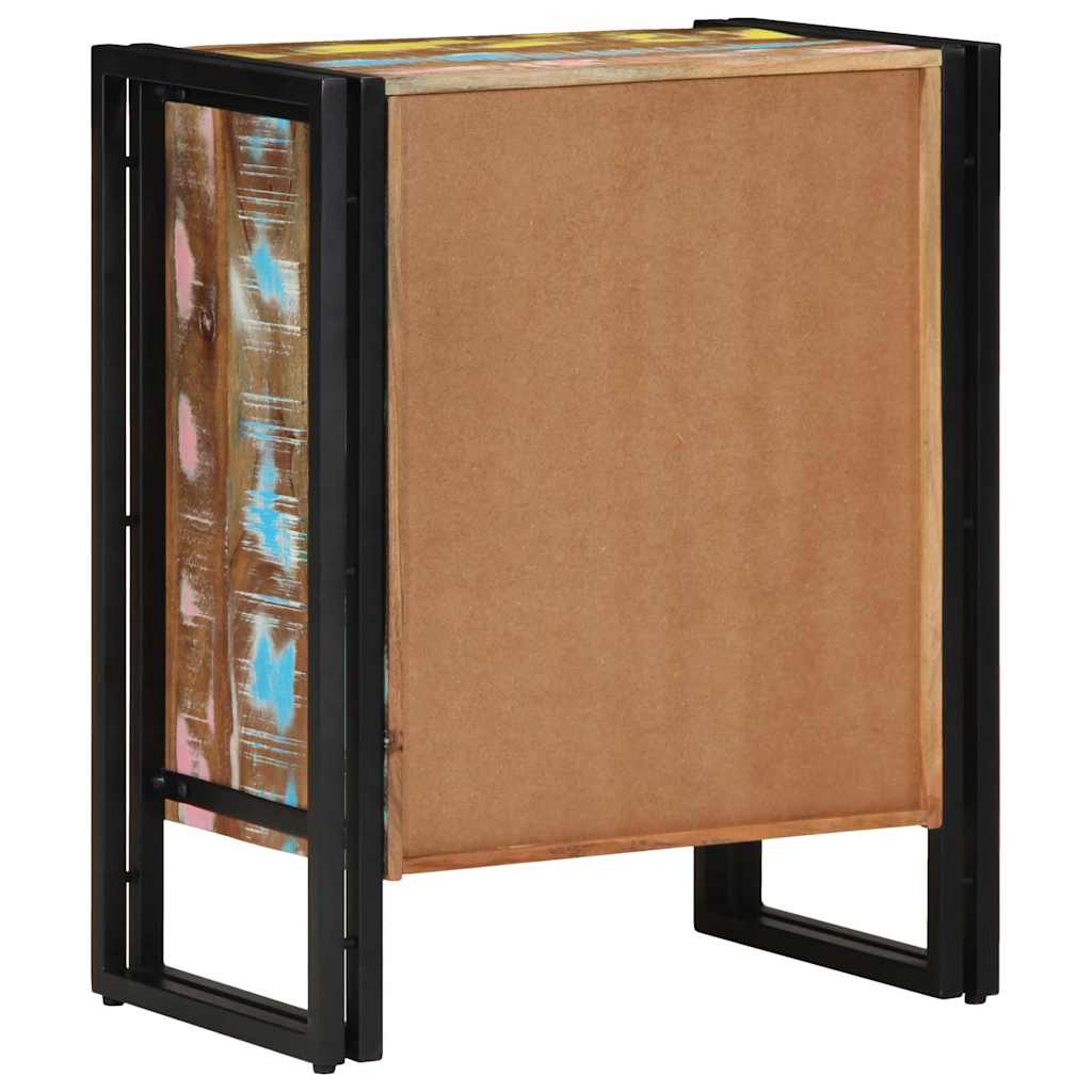 Cipőszekrény Sokszínű 56 x 35 x 70 cm Tömör újrahasznosított fa