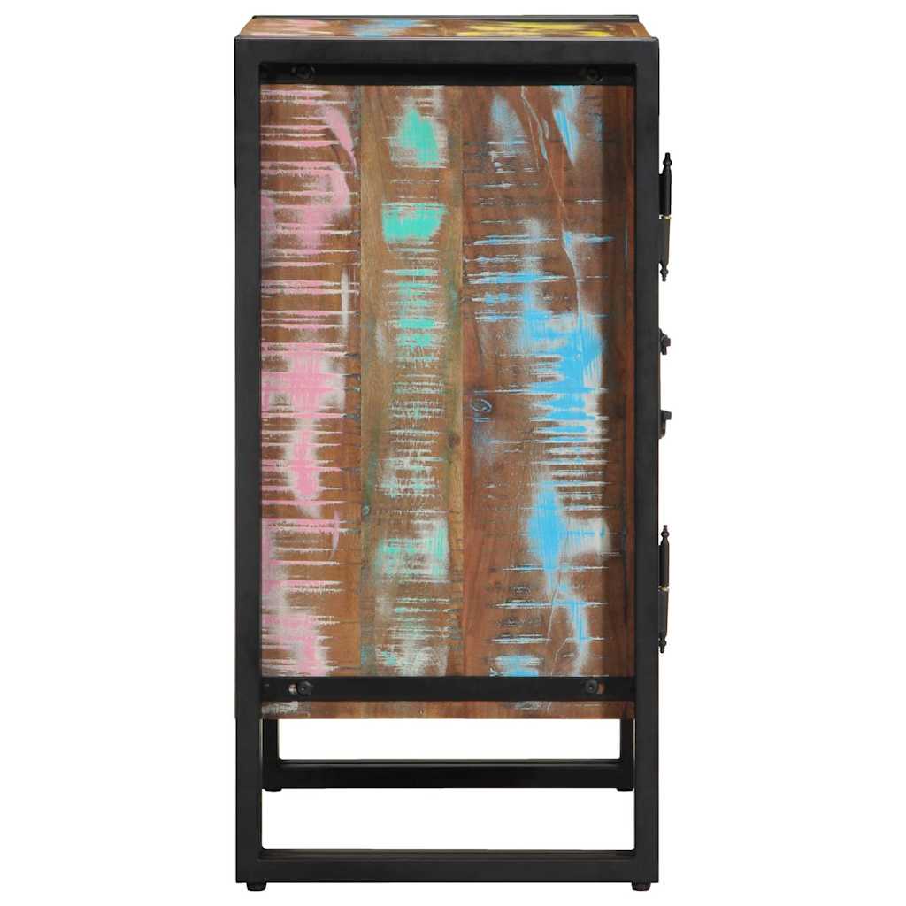Cipőszekrény Sokszínű 56 x 35 x 70 cm Tömör újrahasznosított fa