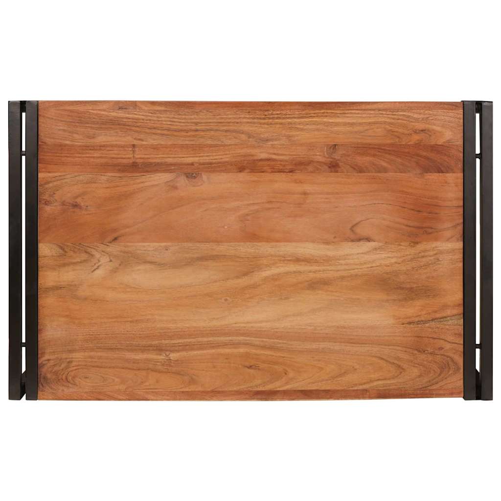 Fürdőszobai polc részére Barna 80 x 50 x 23 cm Tömör Akácfa