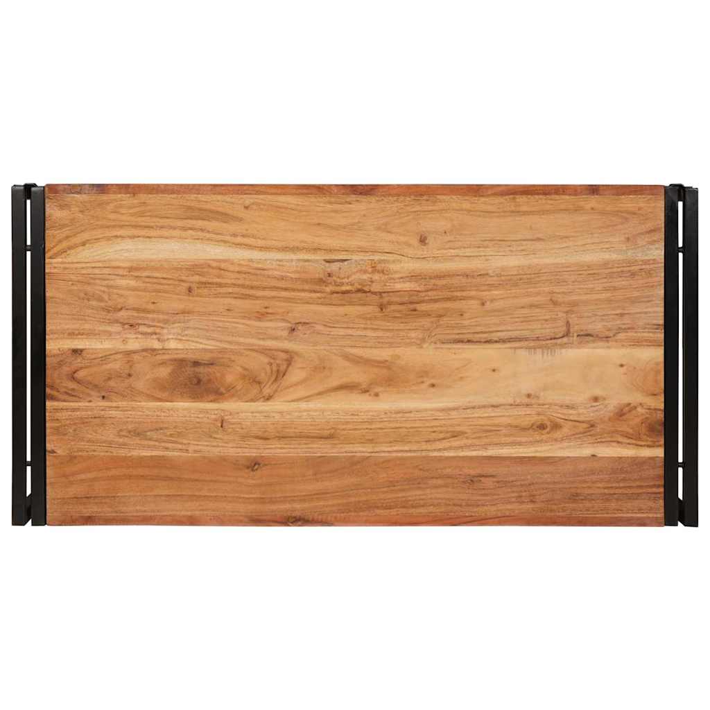 Fürdőszobai polc részére Barna 100 x 50 x 23 cm Tömör Akácfa