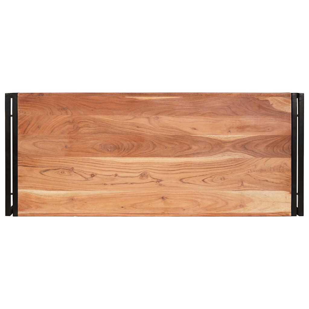 Fürdőszobai polc részére Barna 120 x 50 x 23 cm Tömör Akácfa