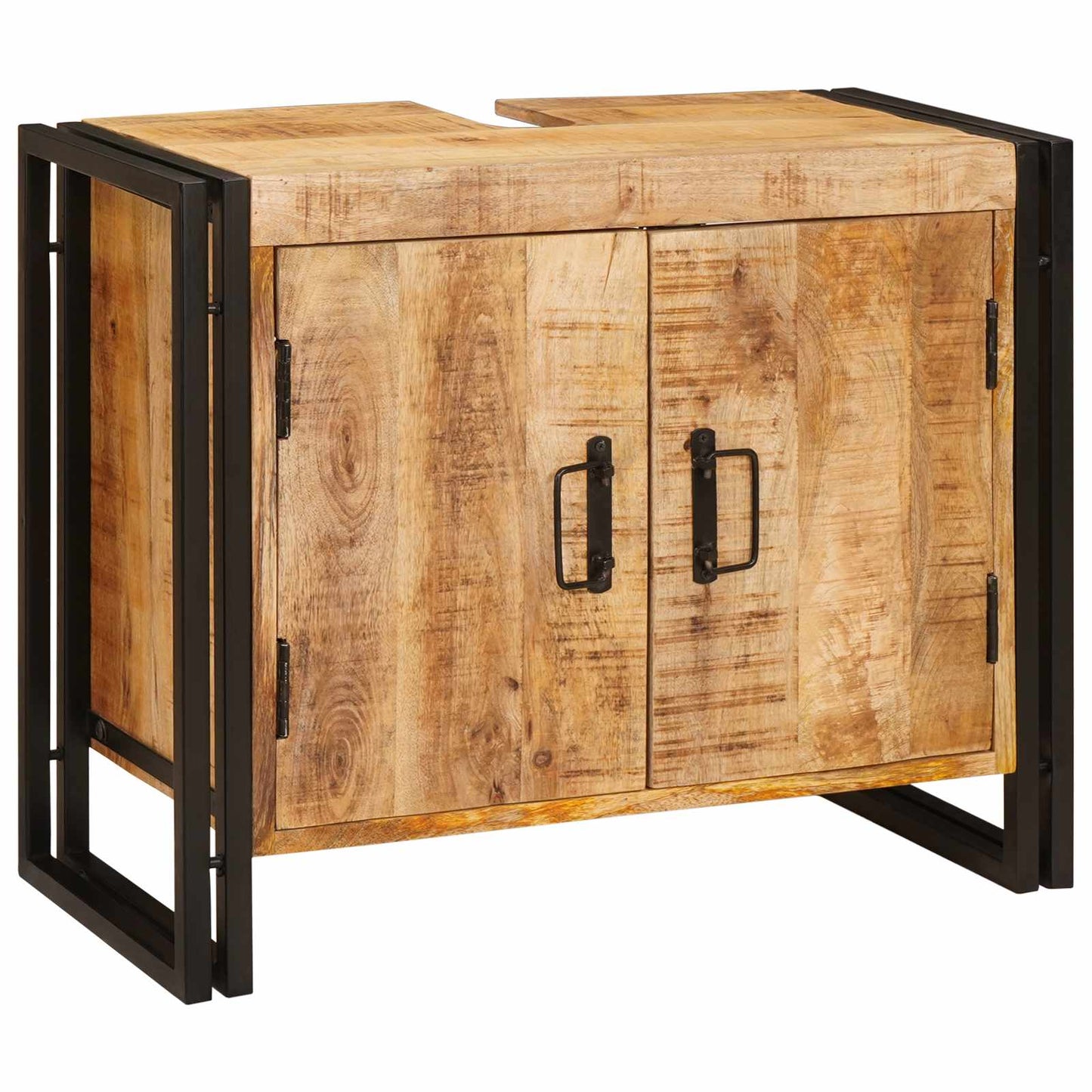 Mosdókagyló szekrény Barna 71 x 33 x 58 cm Tömör Mangófát