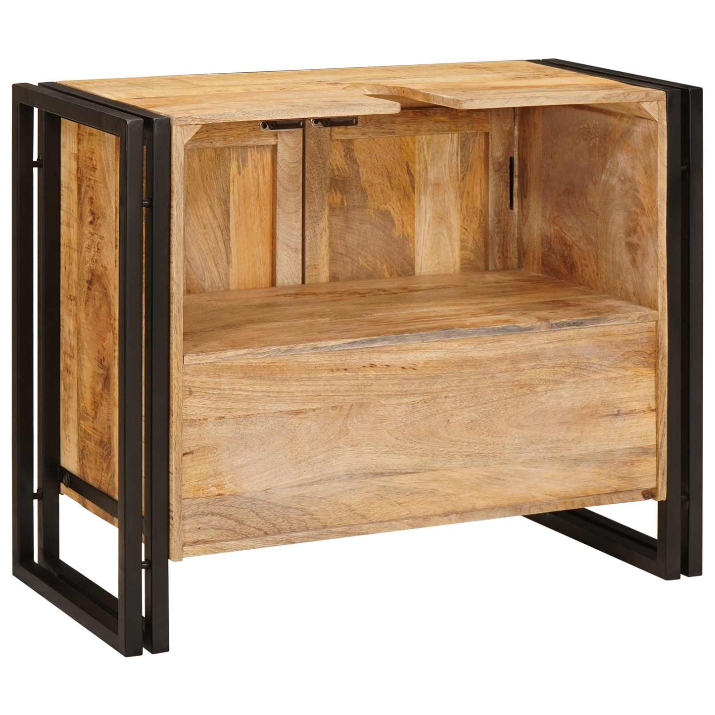 Mosdókagyló szekrény Barna 71 x 33 x 58 cm Tömör Mangófát