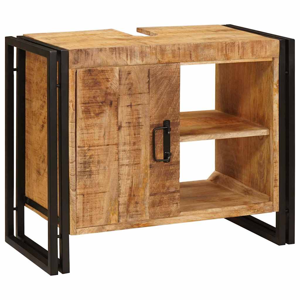 Mosdókagyló szekrény Barna 71 x 33 x 58 cm Tömör Mangófát