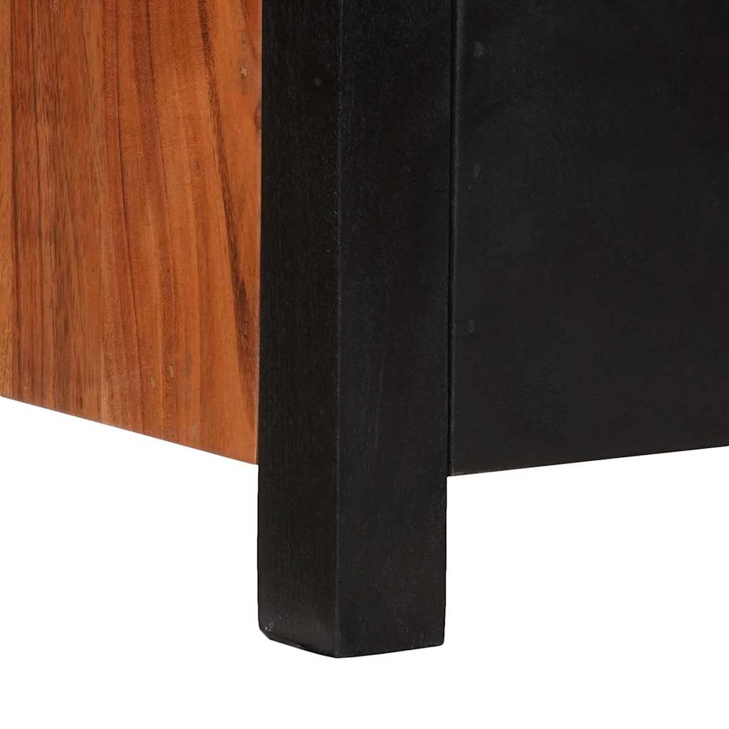 Média szekrény fiókkal Barna 110 x 30 x 40 cm Tömör Akácfa