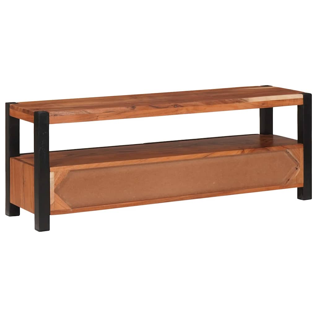 Média szekrény fiókkal Barna 110 x 30 x 40 cm Tömör Akácfa